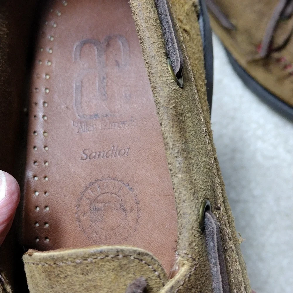 Allen Edmonds men's brown suede Sandlot NY Mets loafers. Size 8